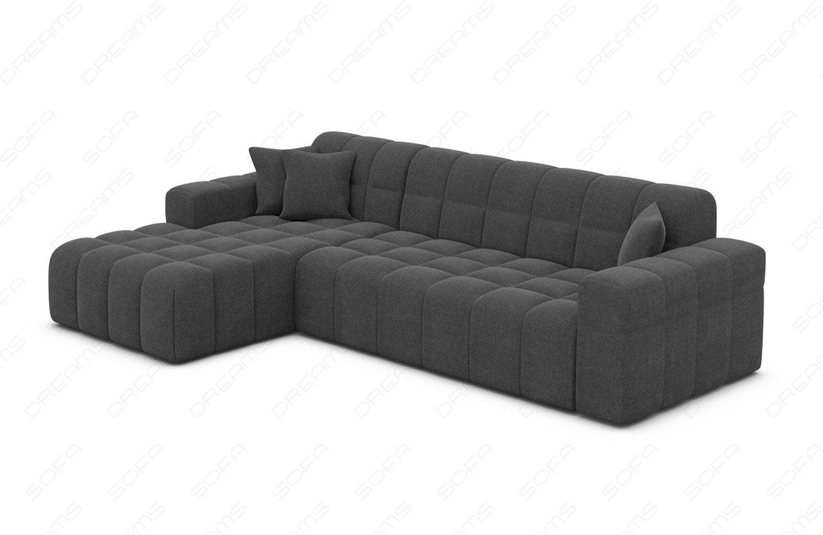 Polster Ecksofa Ibiza L-Kurz – Komfort & Design Anthrazit
