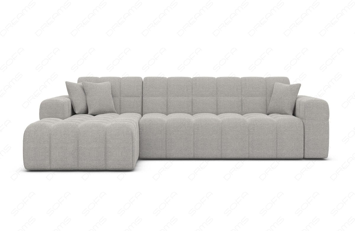 Polster Ecksofa Ibiza L-Kurz – Komfort & Design Hellgrau