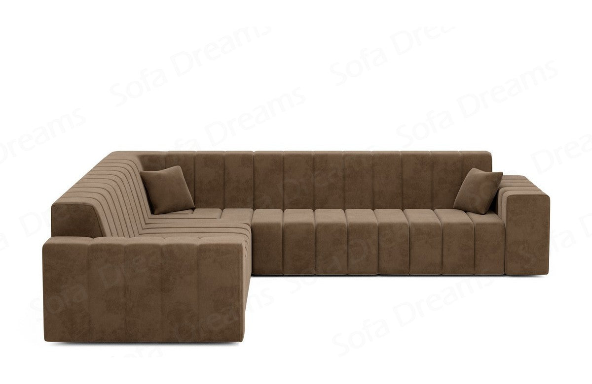 Ecksofa Gran Canaria Stoff – Komfort & Stil Braun