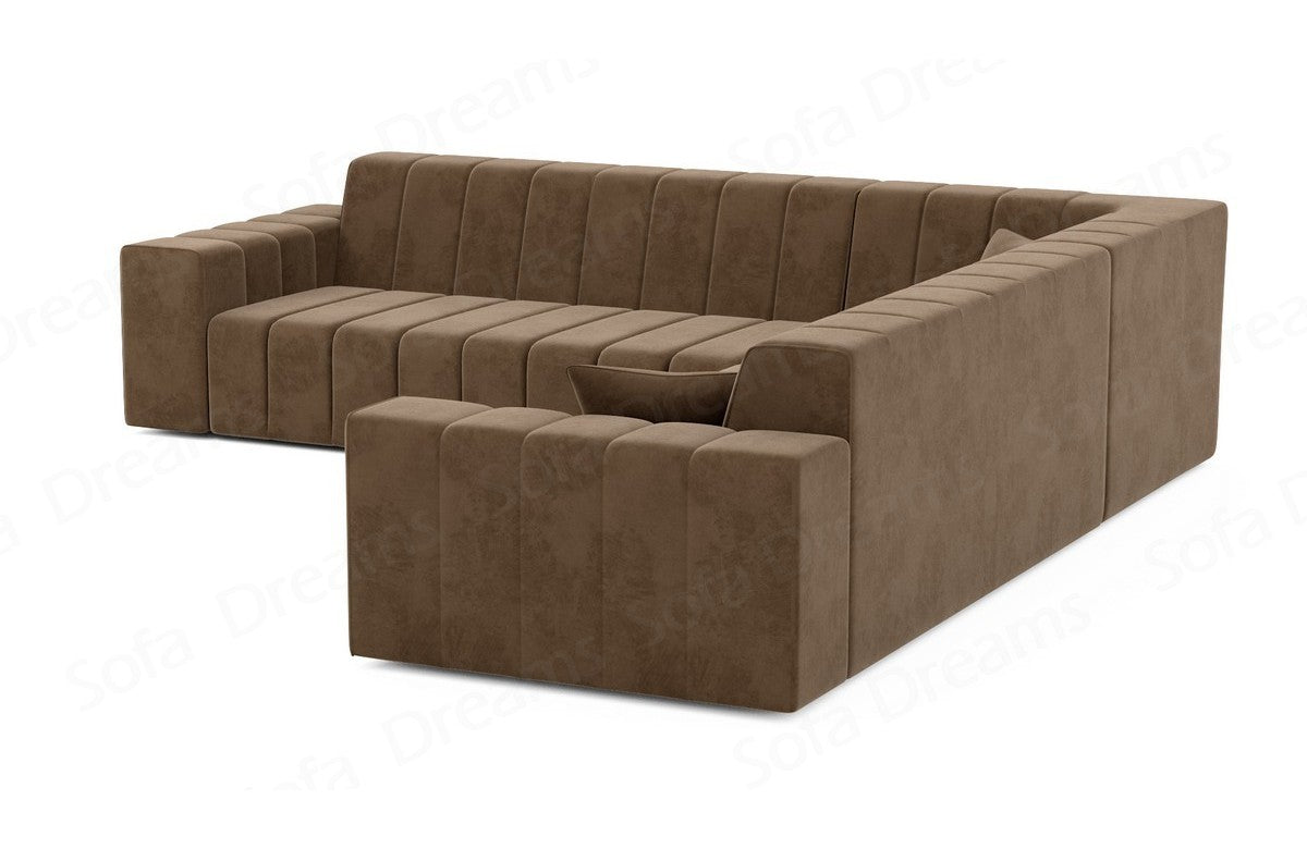 Ecksofa Gran Canaria Stoff – Komfort & Stil Braun