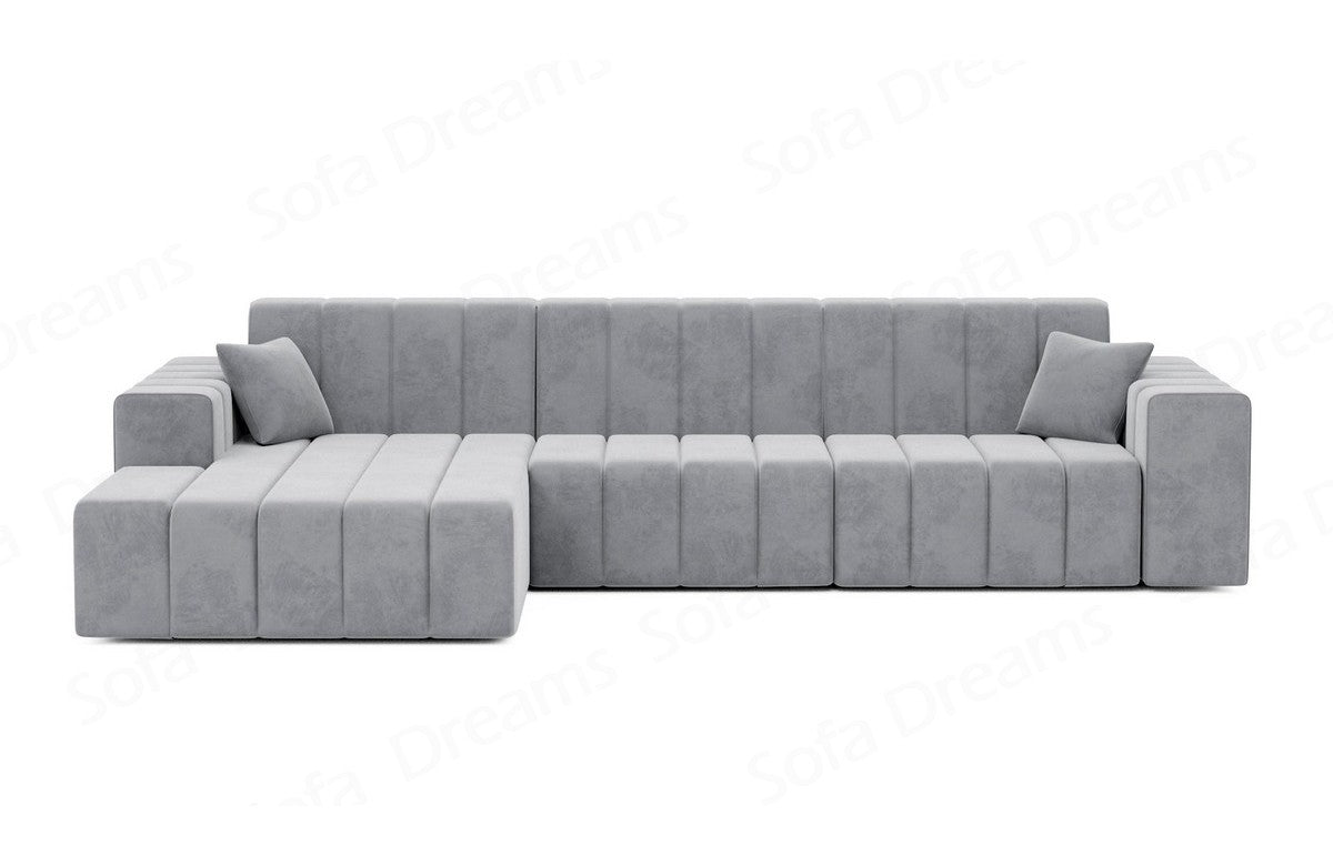 Polster Ecksofa Gran Canaria L-Kurz – Modern & Bequem Hellgrau