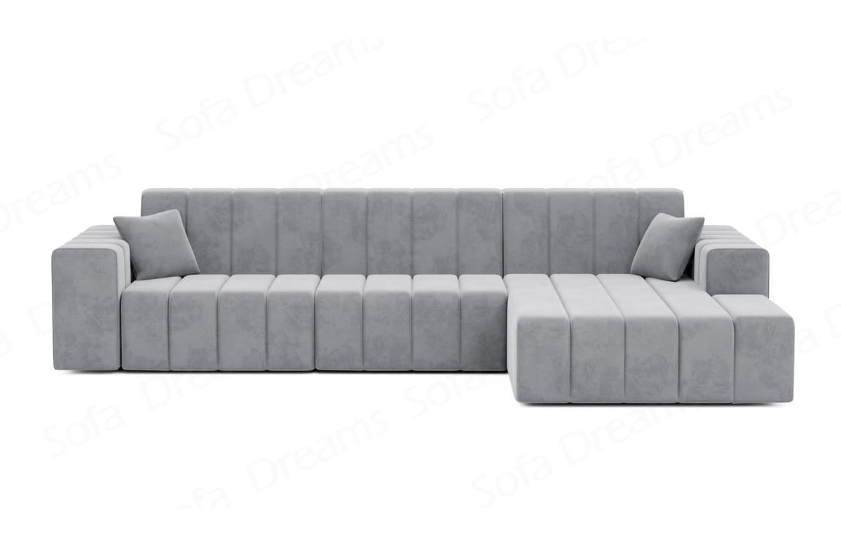 Polster Ecksofa Gran Canaria L-Kurz – Modern & Bequem Hellgrau