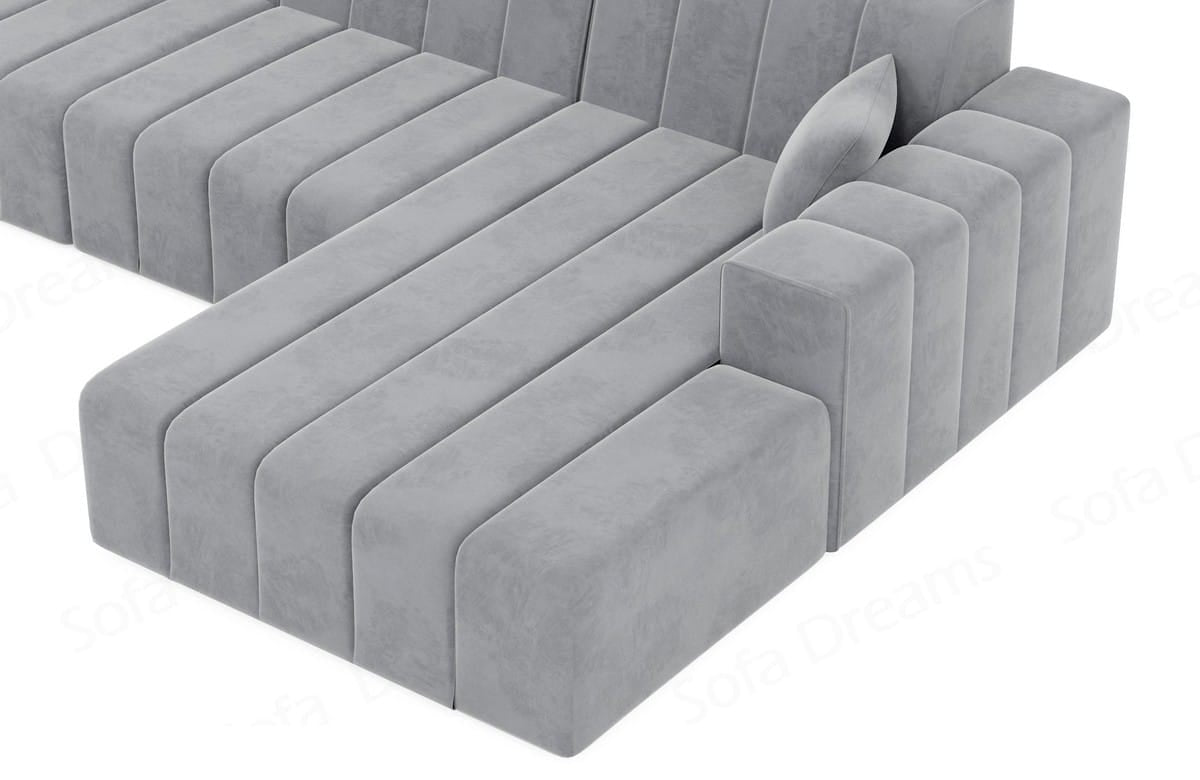 Polster Ecksofa Gran Canaria L-Kurz – Modern & Bequem Hellgrau