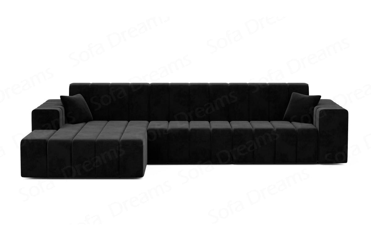 Polster Ecksofa Gran Canaria L-Kurz – Modern & Bequem Schwarz