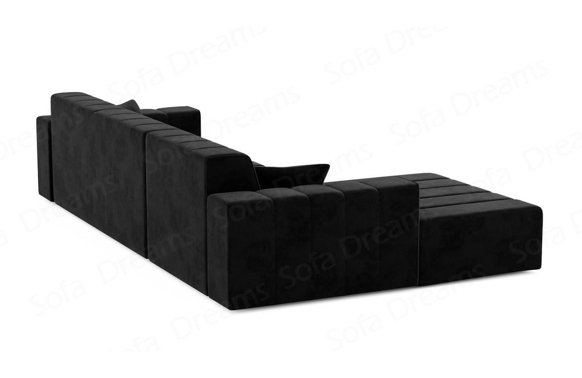 Polster Ecksofa Gran Canaria L-Kurz – Modern & Bequem Schwarz