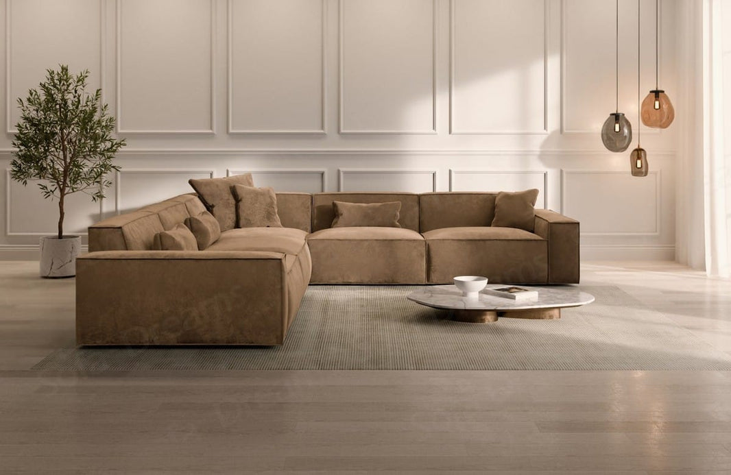 Ecksofa Formenta L Form aus Stoff