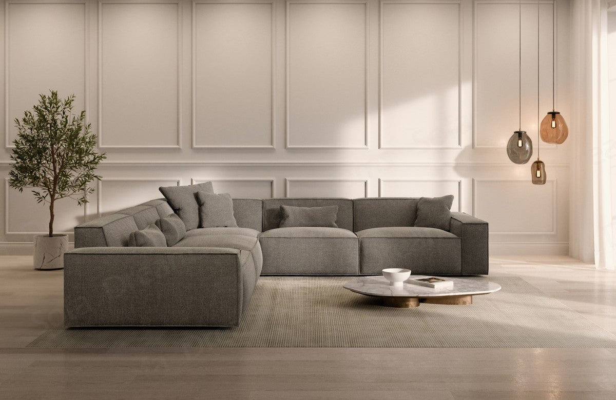 Ecksofa Formenta Stoff – Modern & Bequem