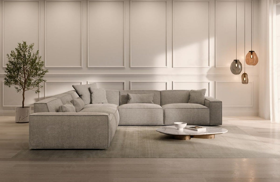 Ecksofa Formenta L-Form aus Stoff