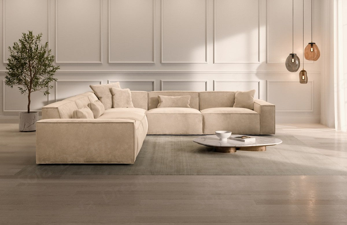 Ecksofa Formenta Stoff – Modern & Bequem