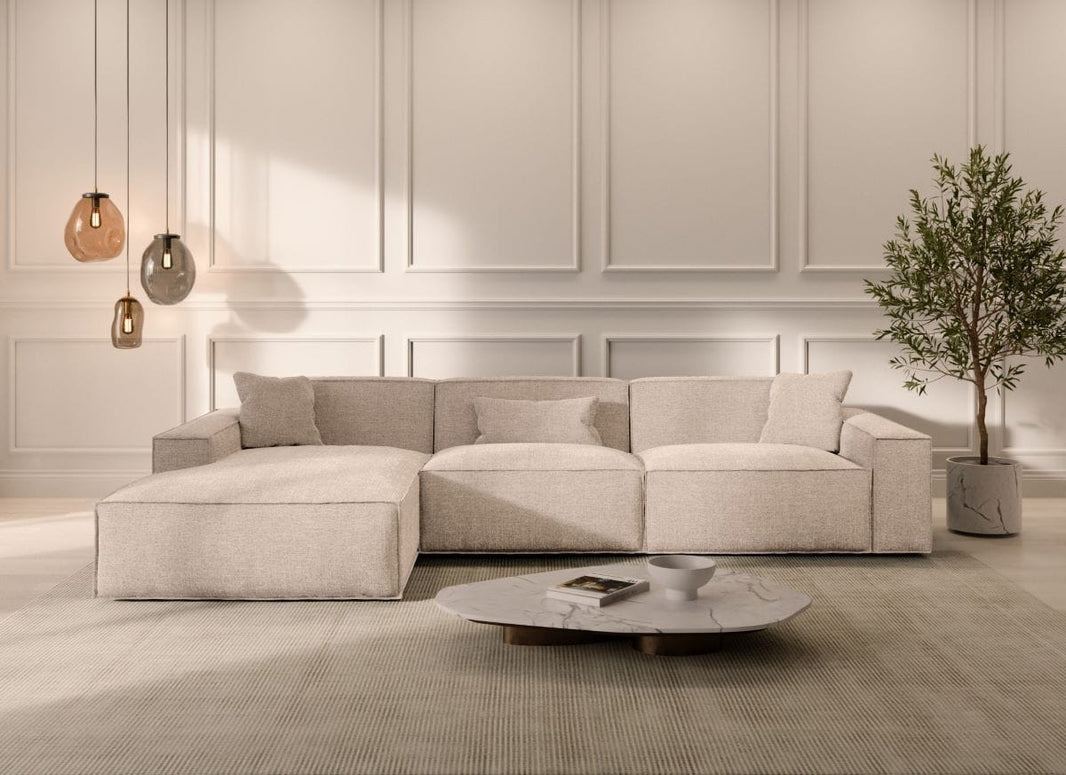 Stoff Ecksofa Formenta L-Form