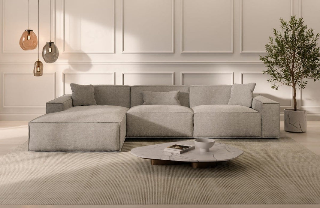 Stoff Ecksofa Formenta L-Form