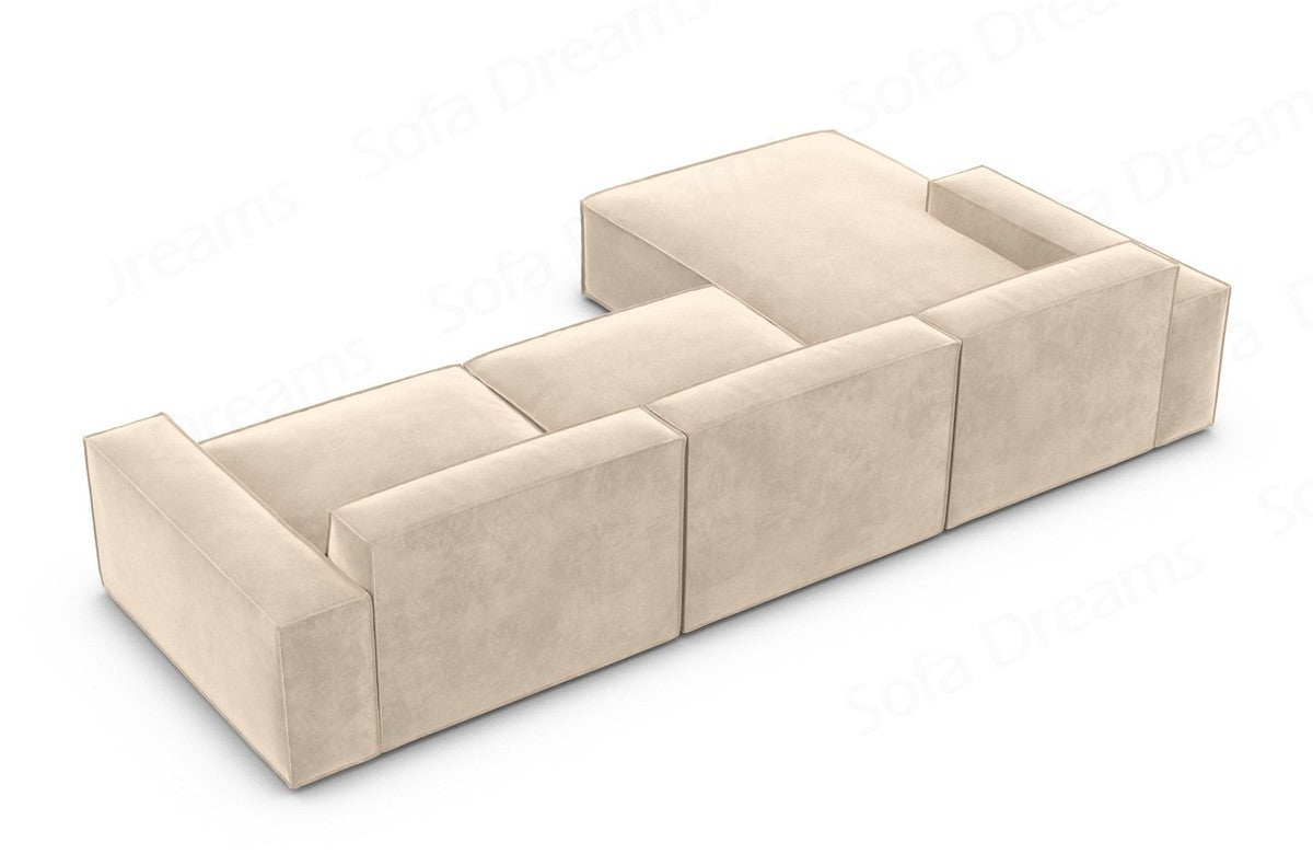 Polster Ecksofa Formenta L-Form Kurz – Komfort Beige