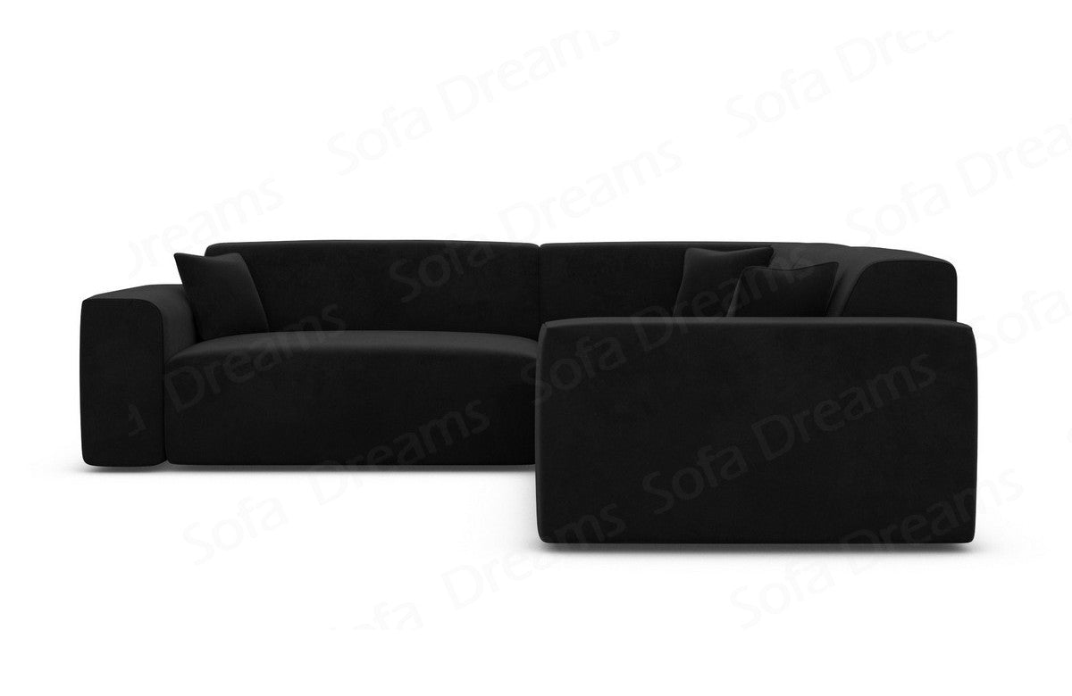 Polster Ecksofa Mallorca L-Form – Stil & Komfort Schwarz