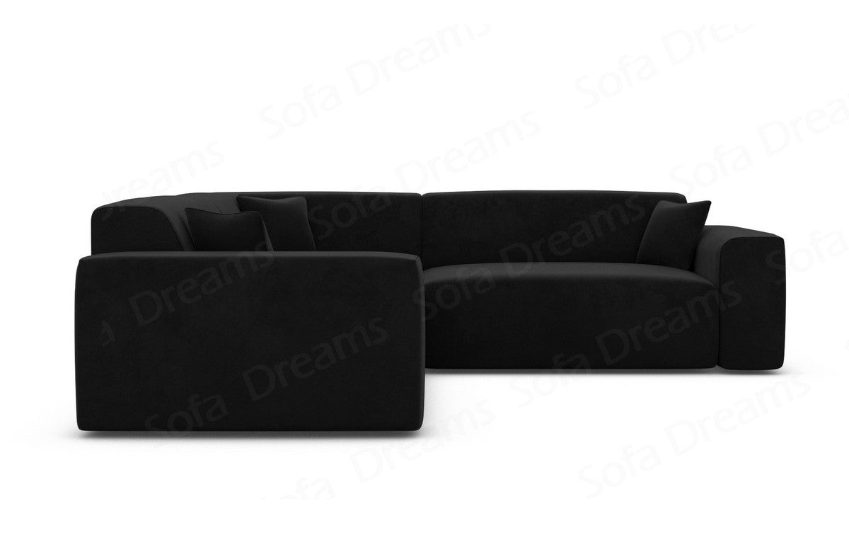 Polster Ecksofa Mallorca L-Form – Stil & Komfort Schwarz