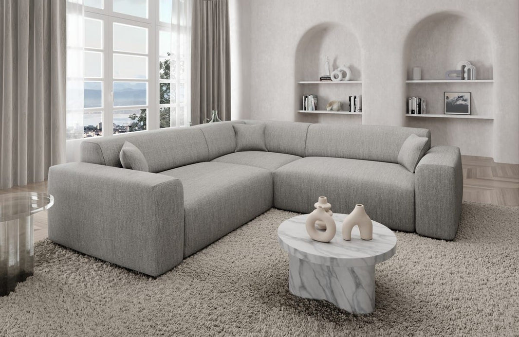 Ecksofa Mallorca L-Form aus Stoff