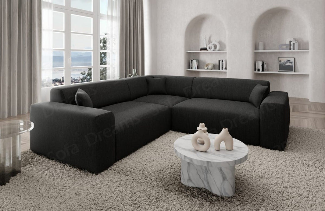 Ecksofa Mallorca L-Form aus Stoff