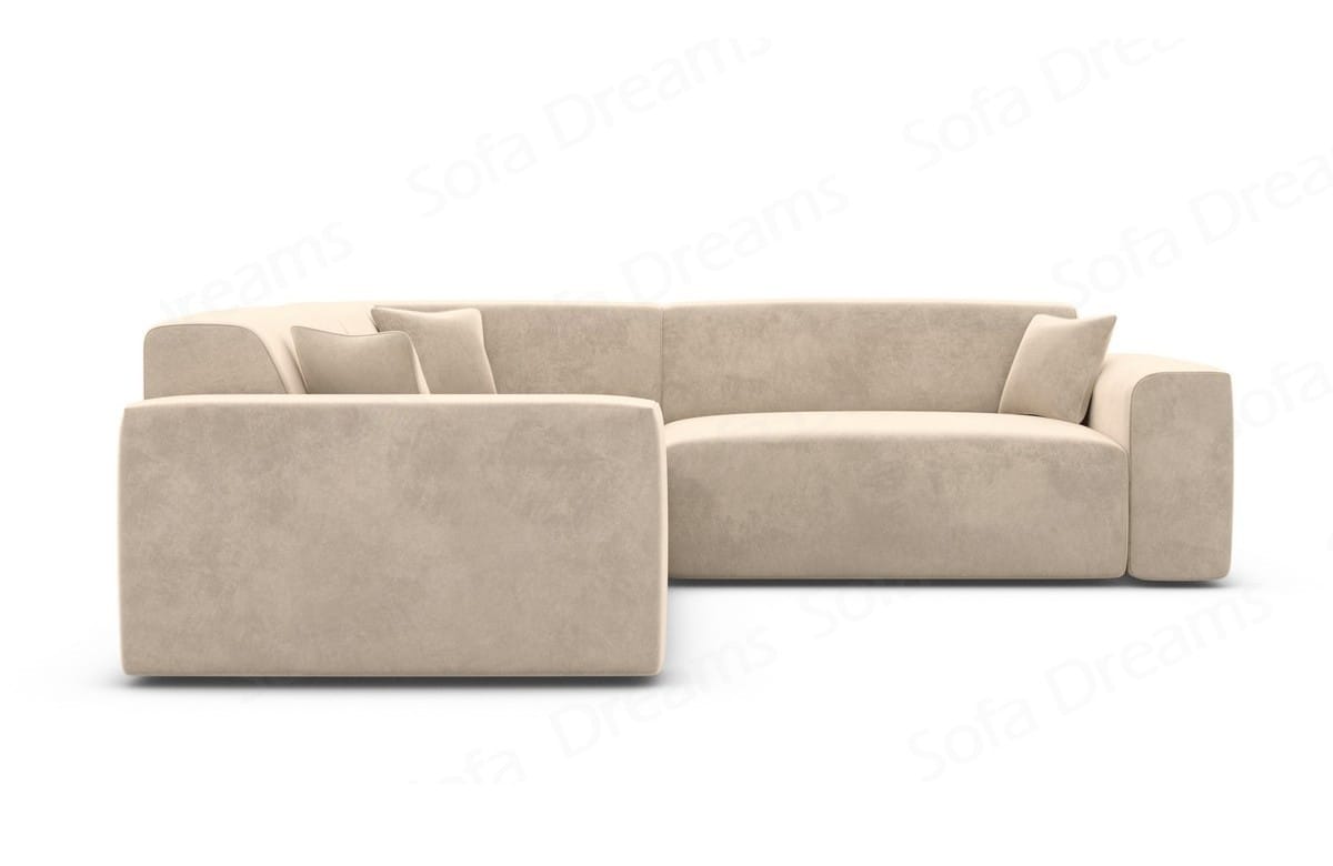 Ecksofa Mallorca L-Form aus Stoff Beige