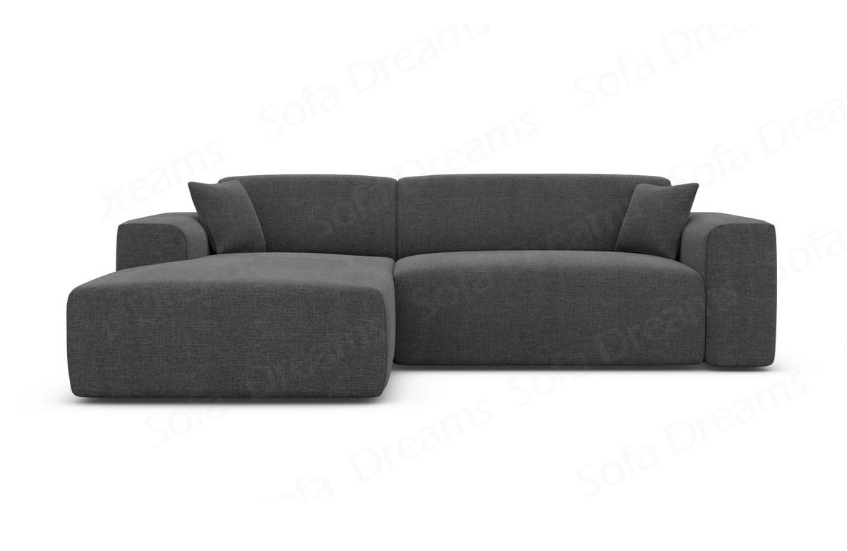 Stoff Ecksofa Mallorca L-Form Anthrazit