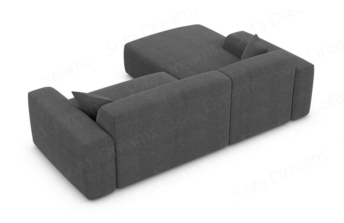Stoff Ecksofa Mallorca L-Form Anthrazit