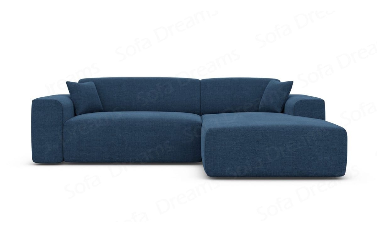Stoff Ecksofa Mallorca L-Form Blau