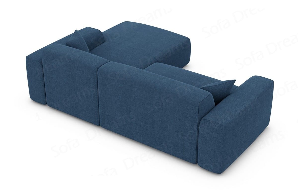 Stoff Ecksofa Mallorca L-Form Blau