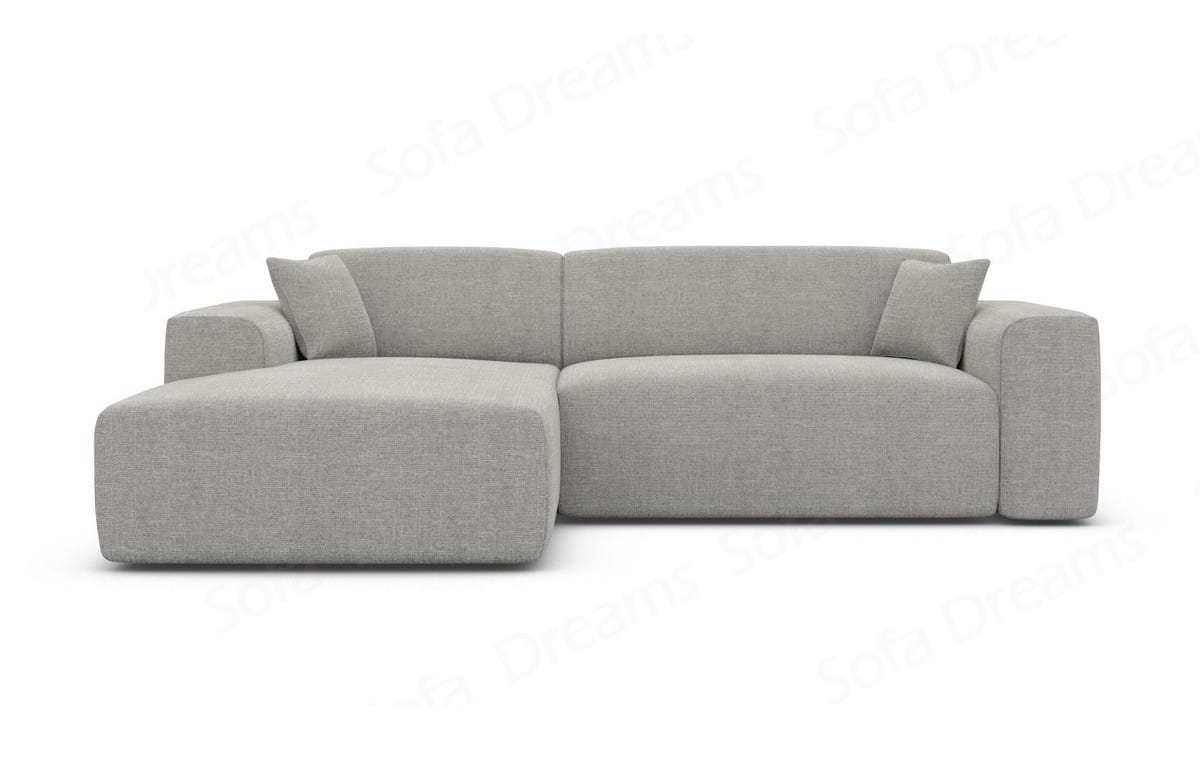 Stoff Ecksofa Mallorca L-Form hellgrau