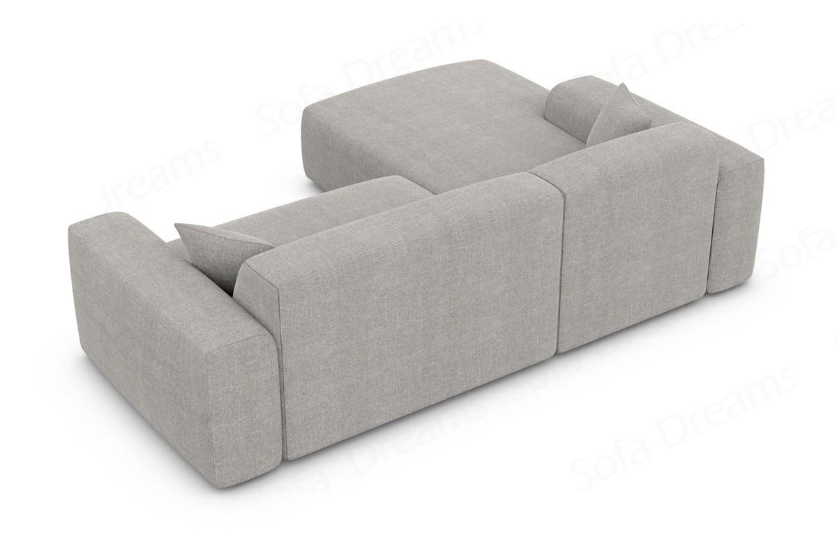 Stoff Ecksofa Mallorca L-Form hellgrau