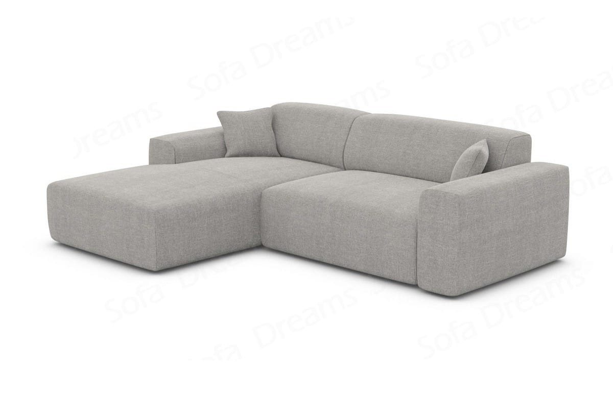 Stoff Ecksofa Mallorca L-Form hellgrau