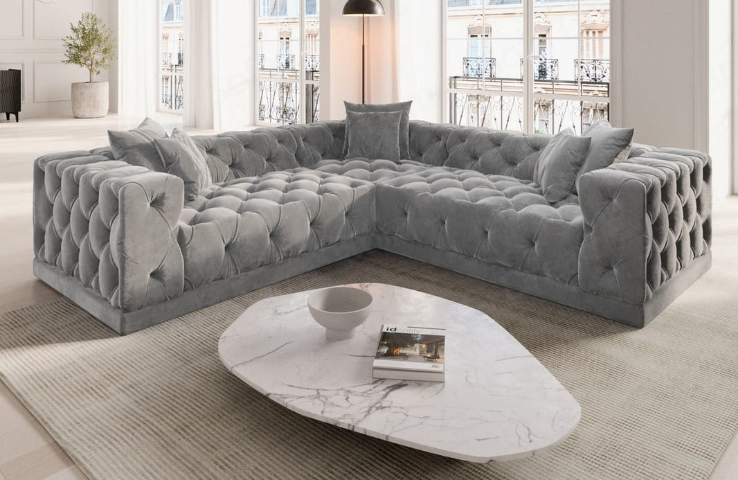 Ecksofa Palma L-Form aus Stoff