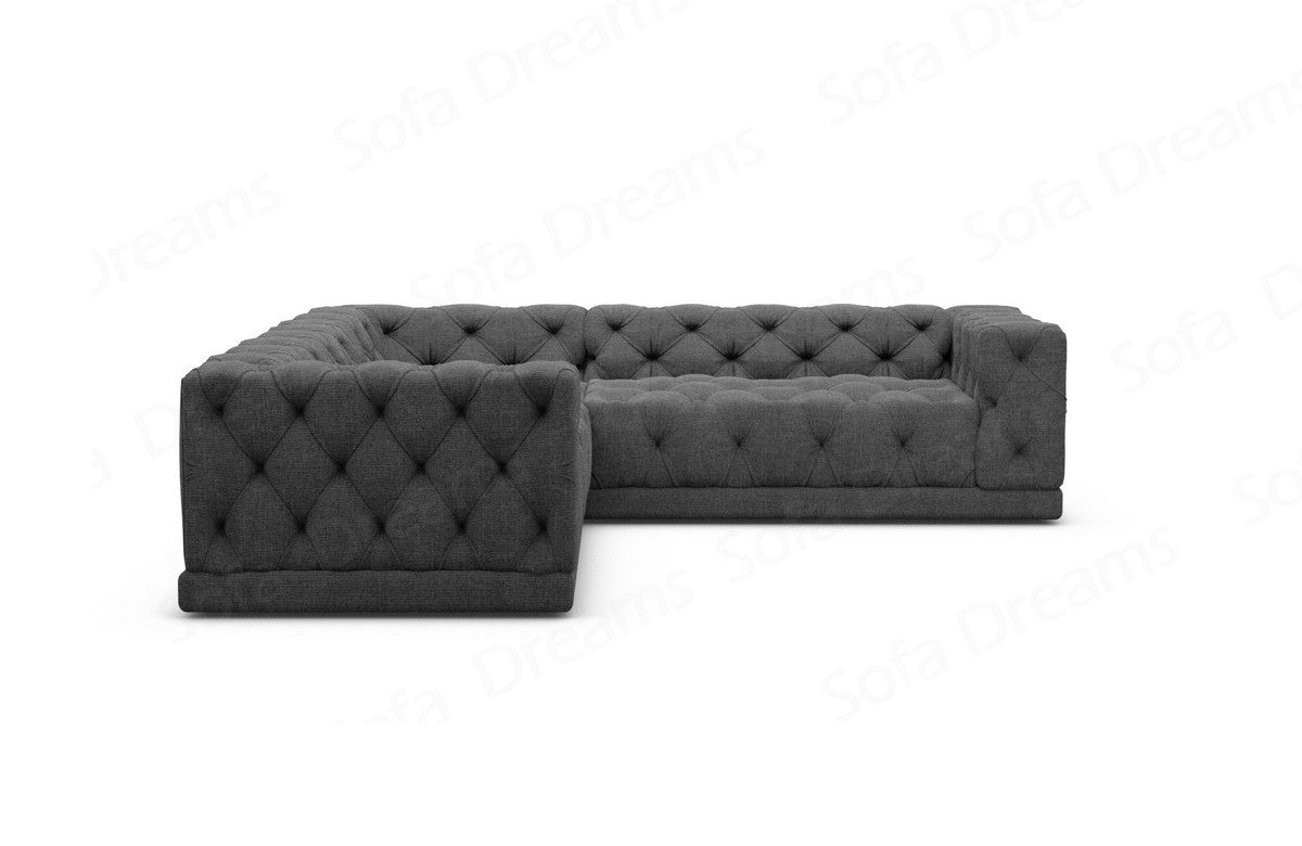 Polster Ecksofa Palma in L-Form Anthrazit