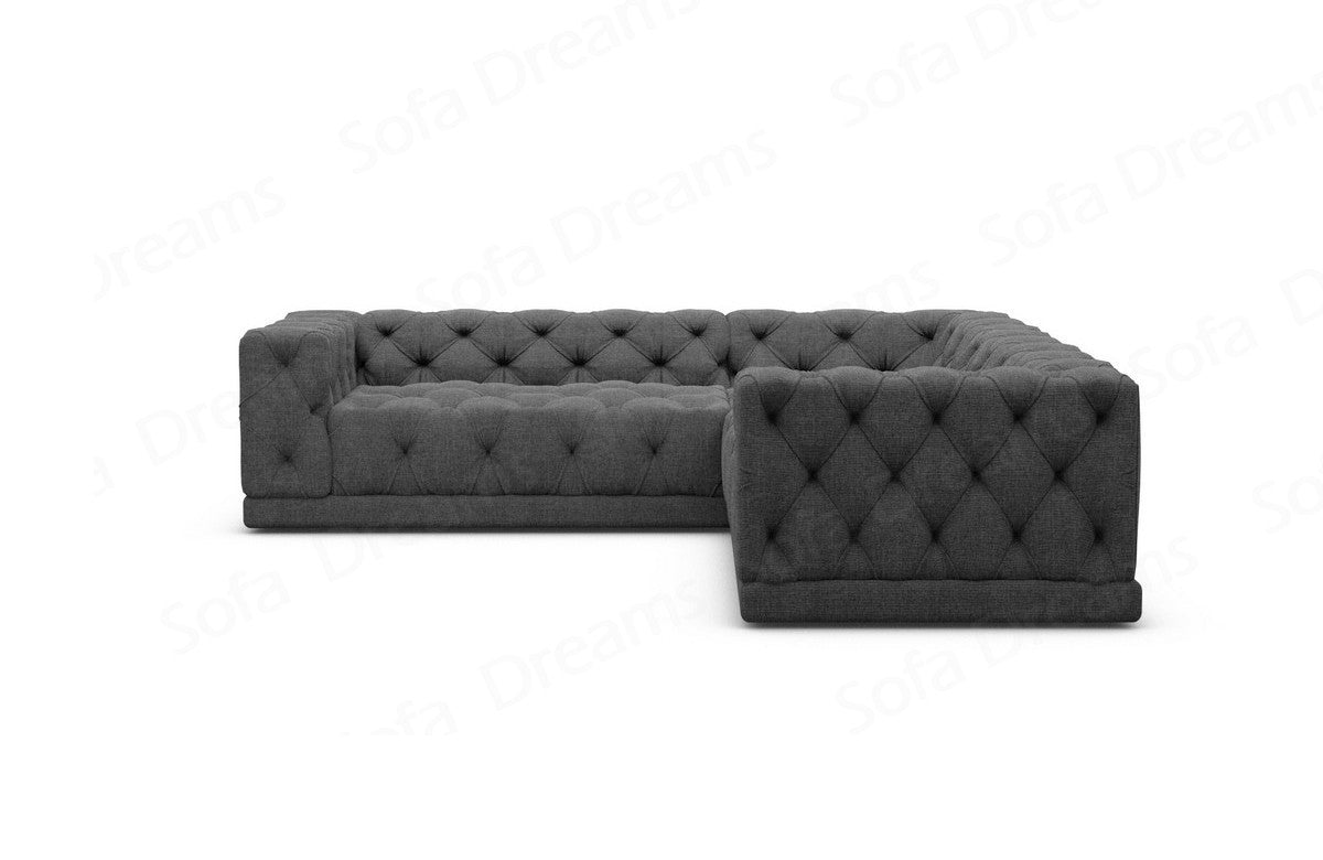 Polster Ecksofa Palma in L-Form Anthrazit
