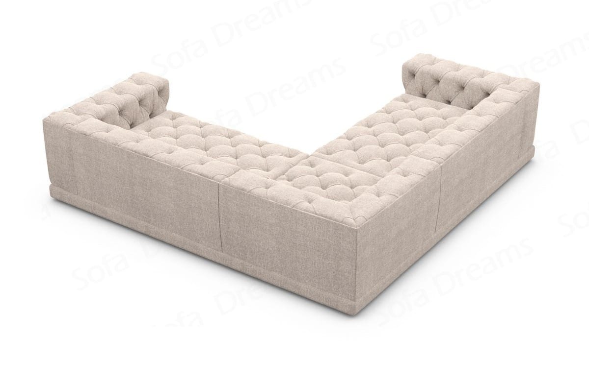 Polster Ecksofa Palma in L-Form Beige