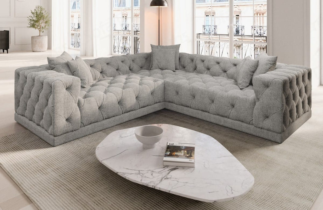 Ecksofa Palma L-Form aus Stoff