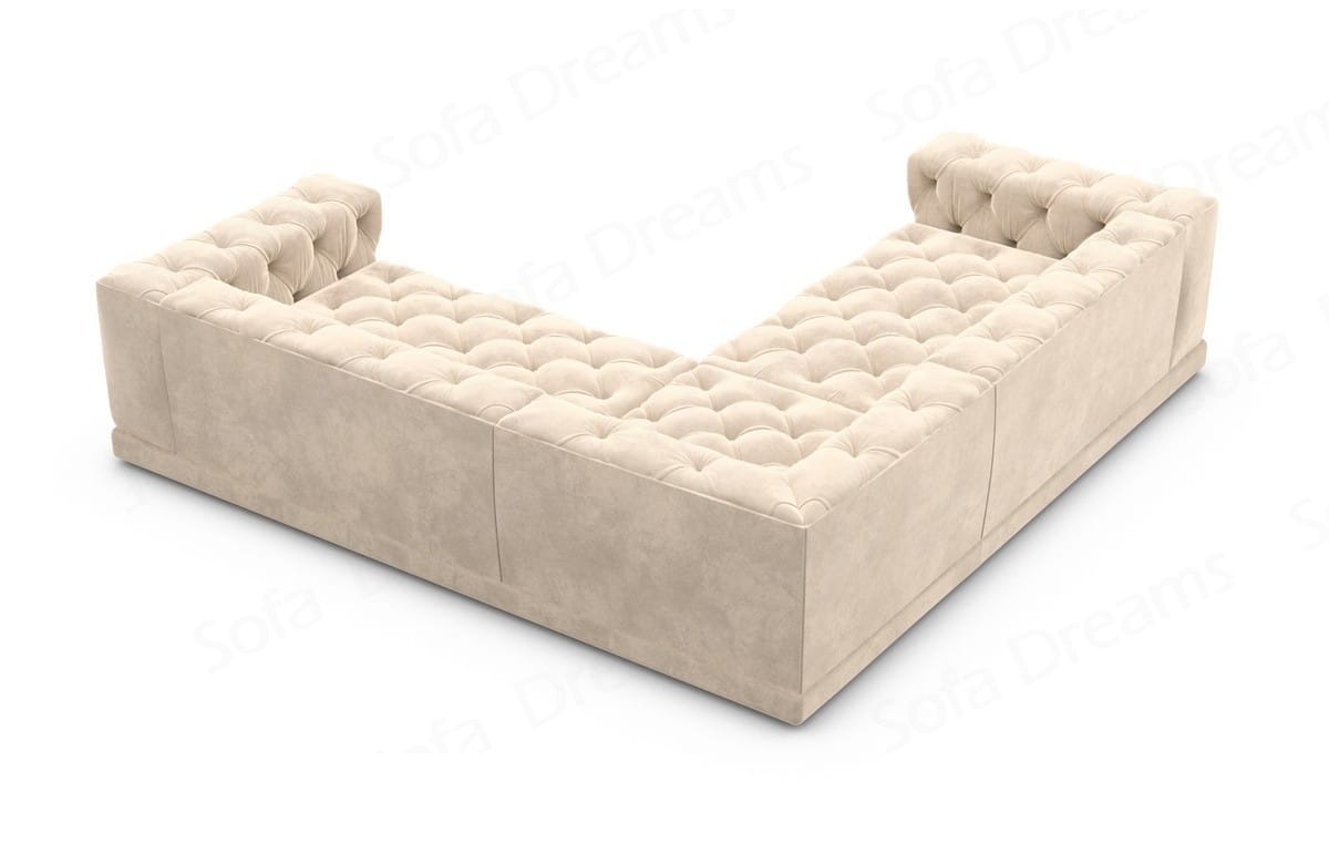Polster Ecksofa Palma in L-Form Beige