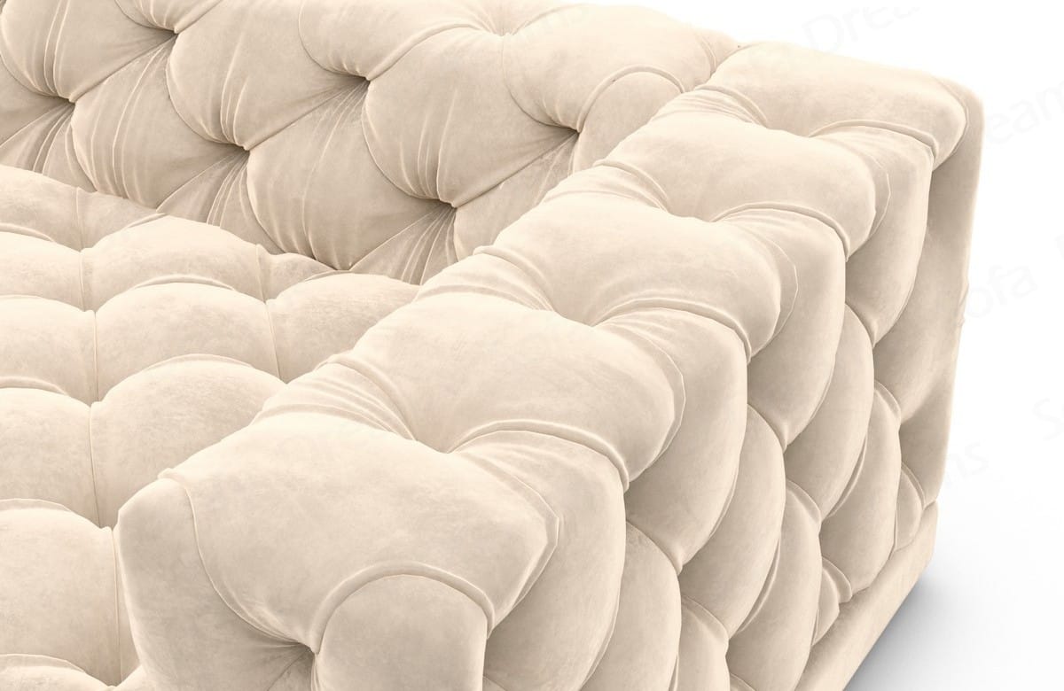 Polster Ecksofa Palma in L-Form Beige