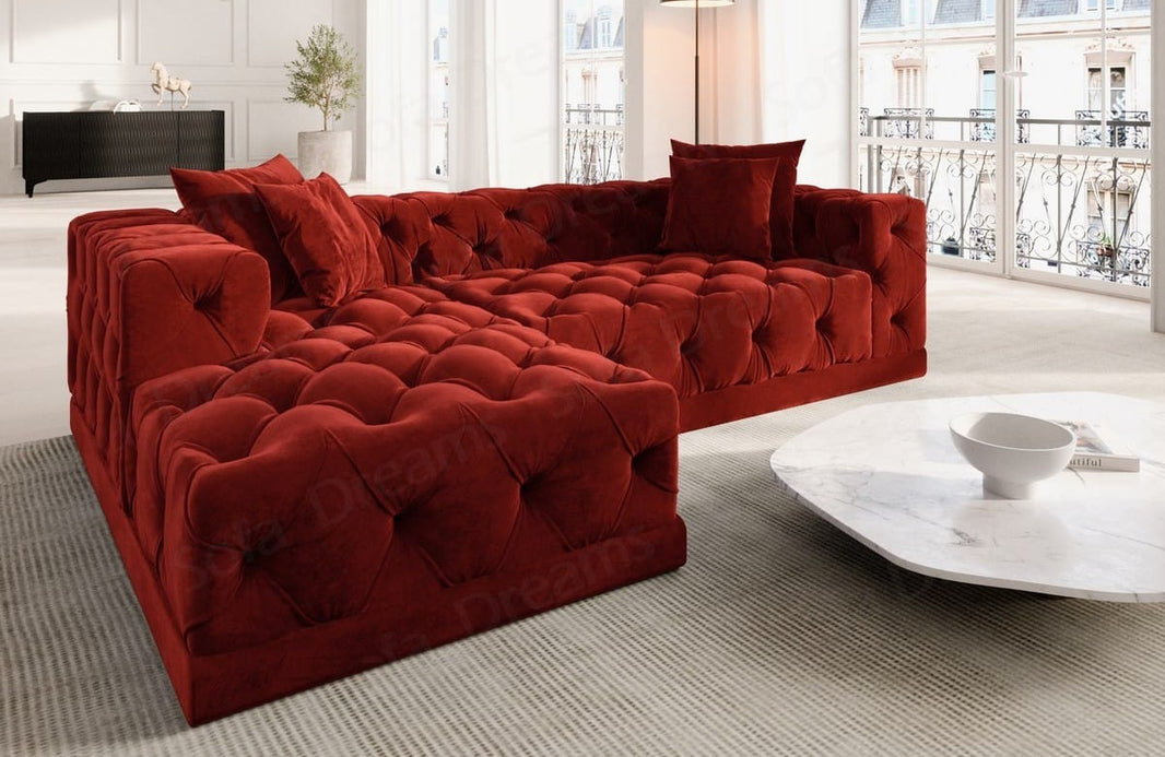 Stoff Ecksofa Palma L Form