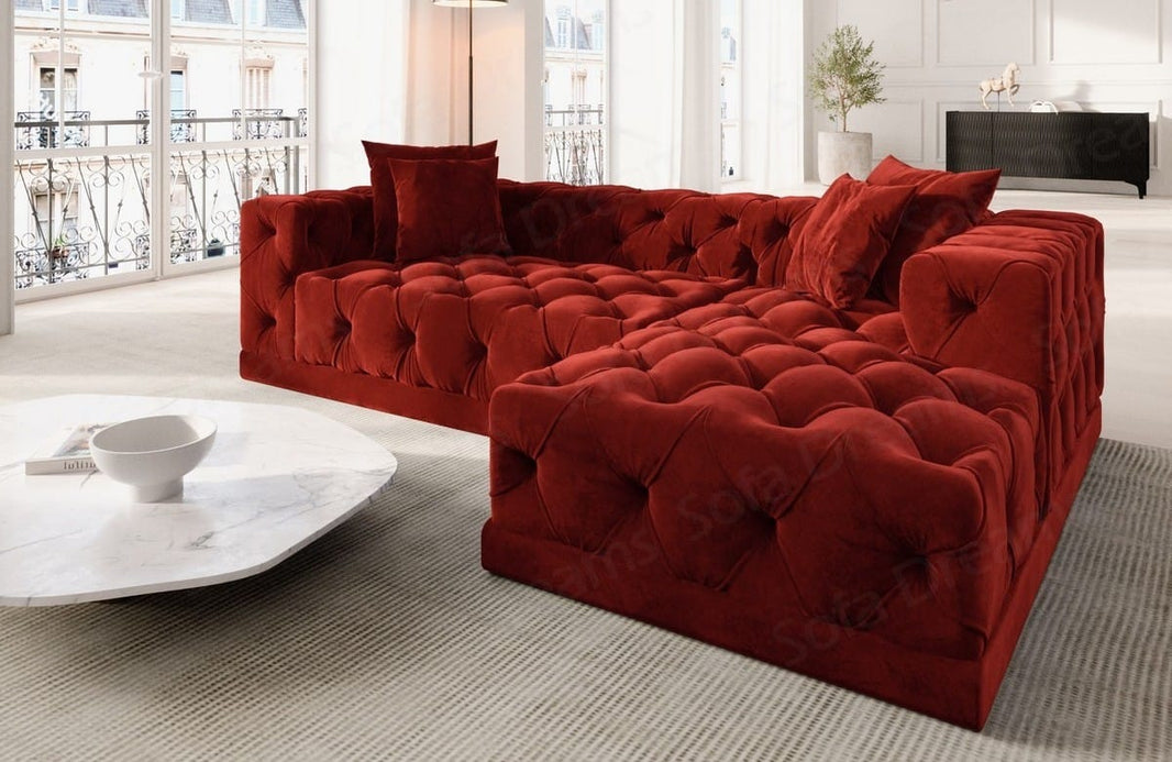 Stoff Ecksofa Palma L-Form