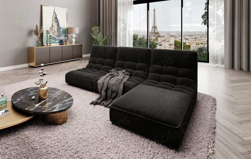 Ecksofa Melilla L-Form aus Stoff