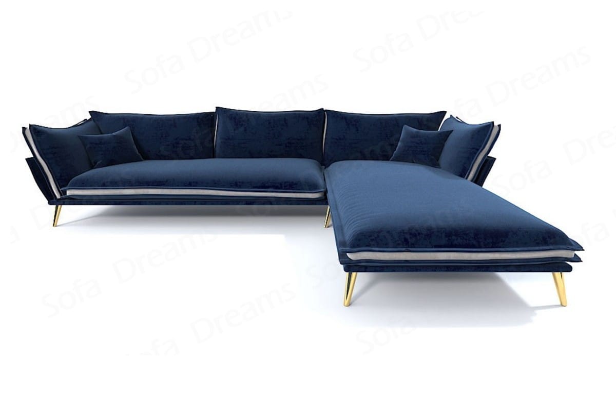 Polster Ecksofa Lobos L-Form – Modern & Bequem Dunkelblau