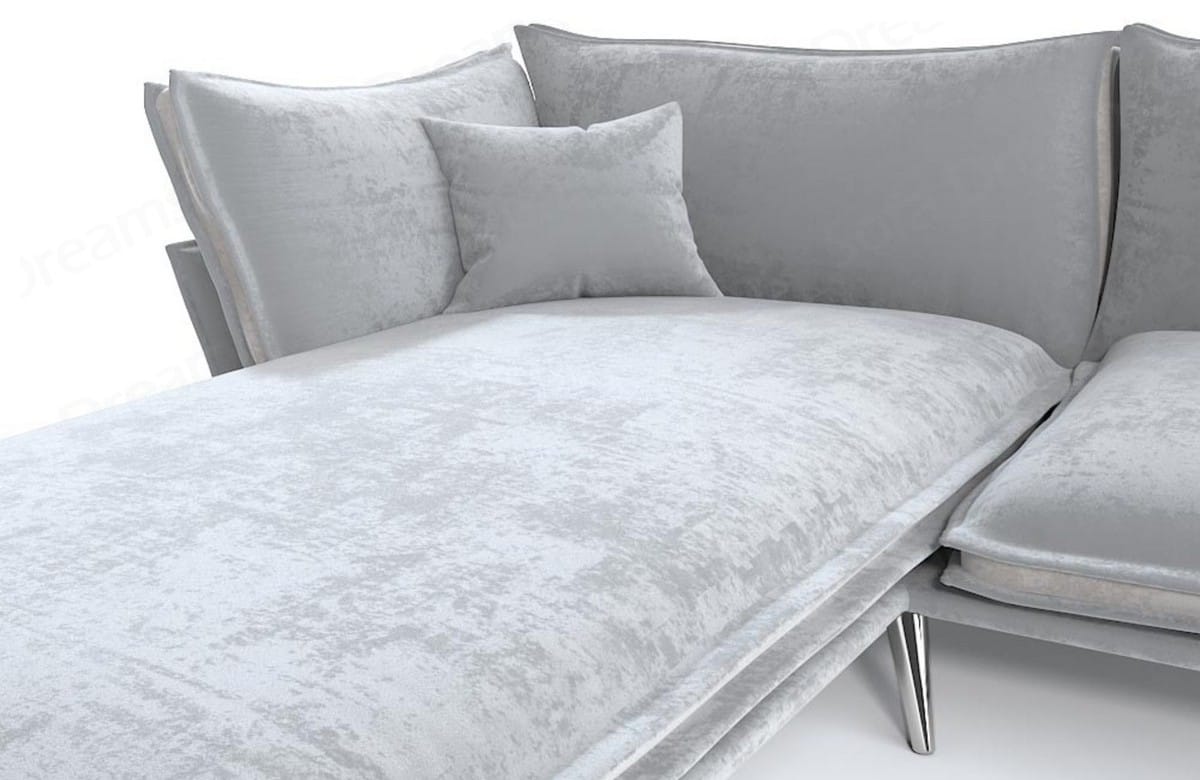 Polster Ecksofa Lobos L-Form – Modern & Bequem Hellgrau