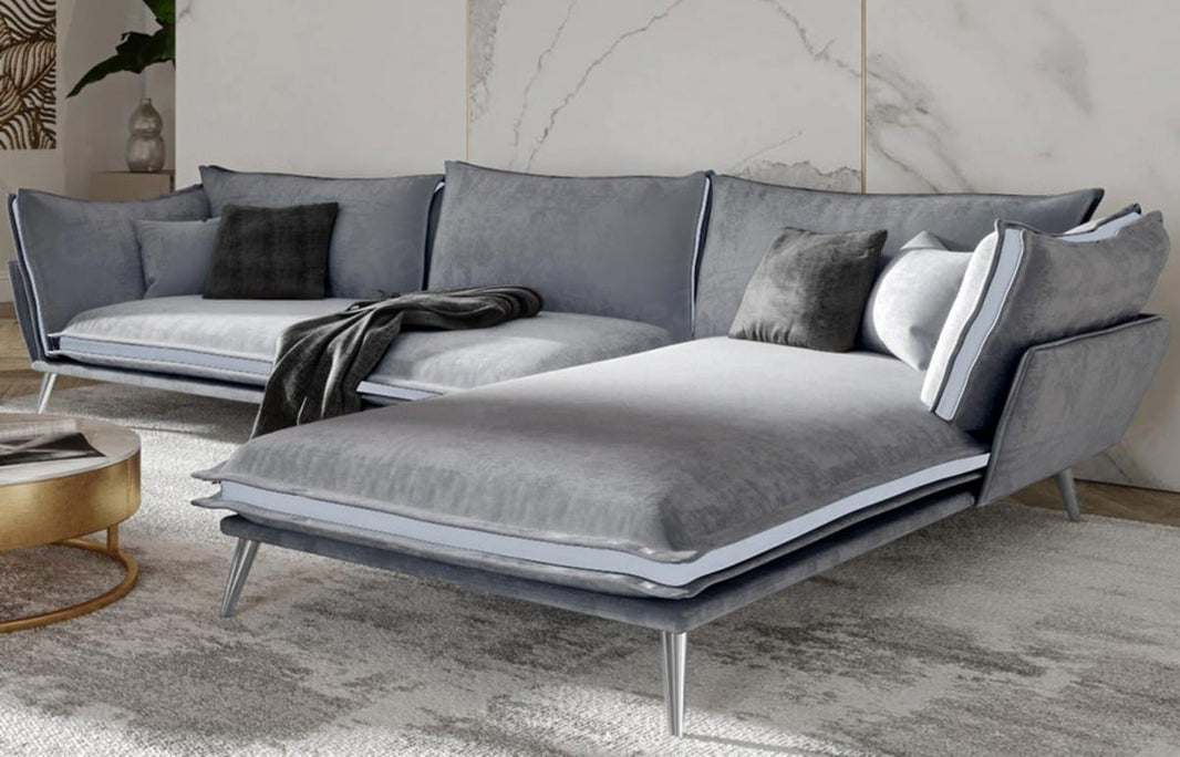 Stoff Ecksofa Lobos L-Form