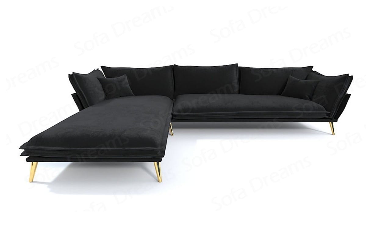 Polster Ecksofa Lobos L-Form – Modern & Bequem Schwarz
