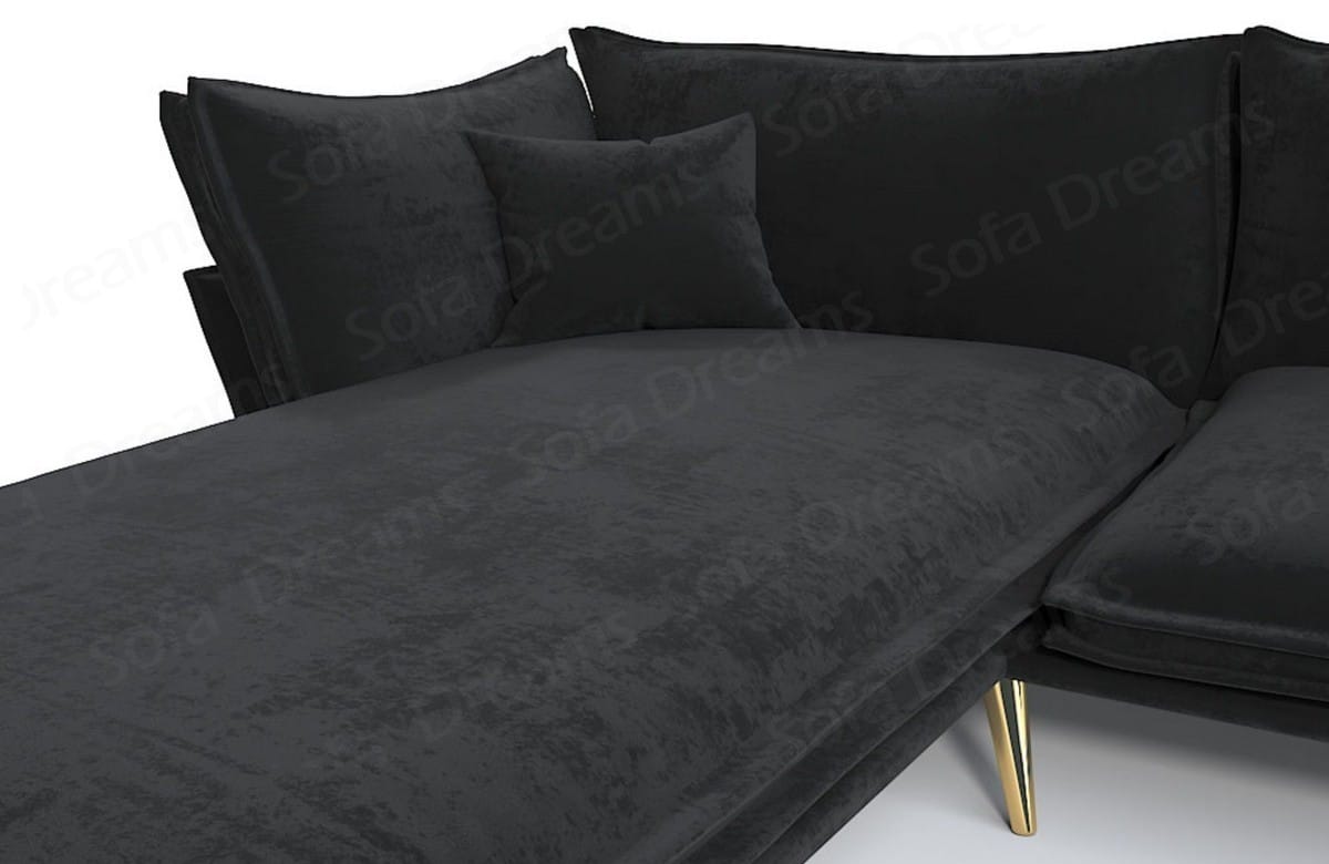Polster Ecksofa Lobos L-Form – Modern & Bequem Schwarz