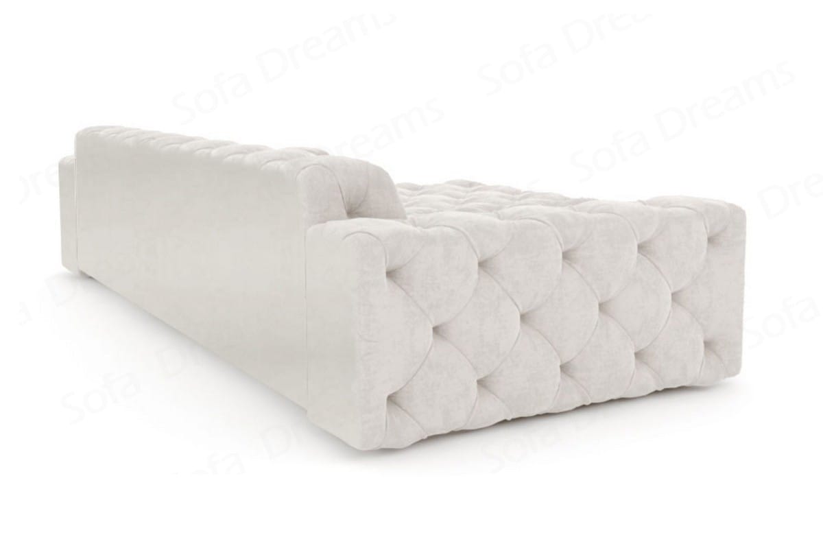 Ecksofa Menorca L-Form aus Stoff Beige