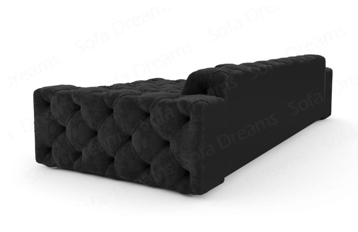 Polster Ecksofa Menorca L-Form Kurz – Komfort Schwarz