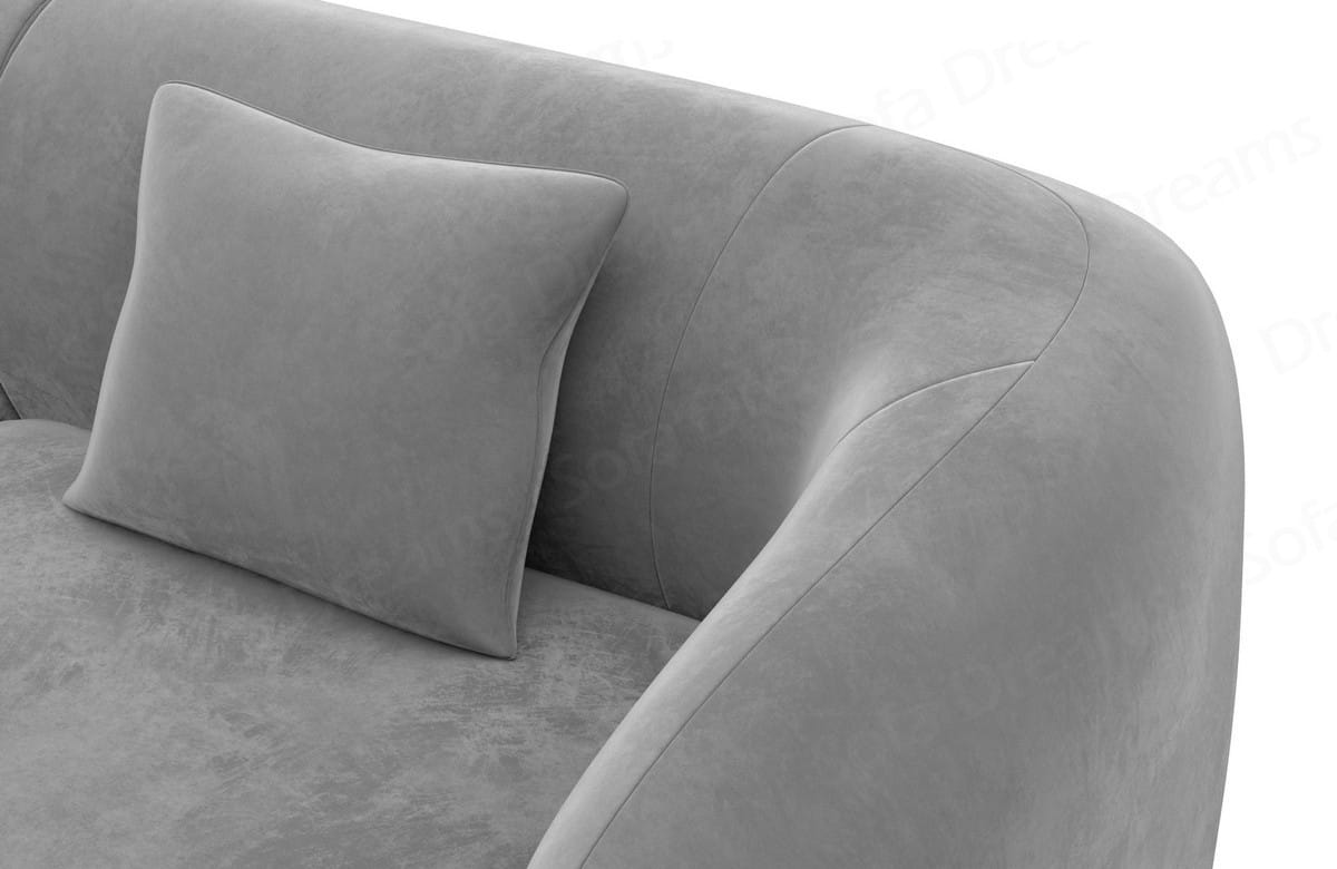 Ecksofa Marbella L-Form Stoff Dunkelgrau