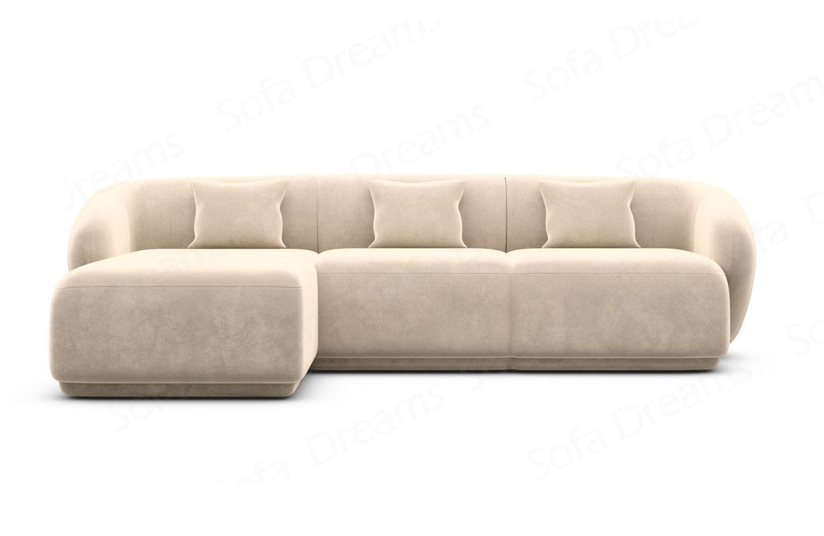 Ecksofa Marbella L-Form Kurz Beige