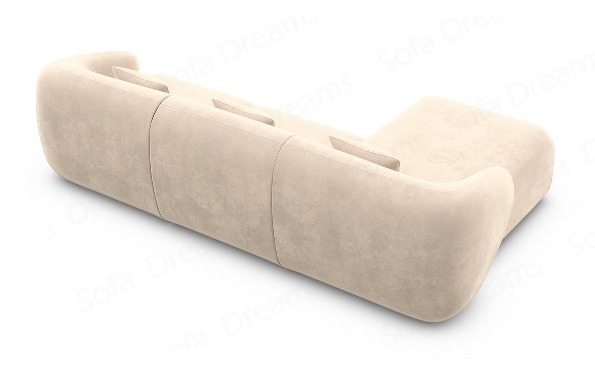 Ecksofa Marbella L-Form Kurz Beige