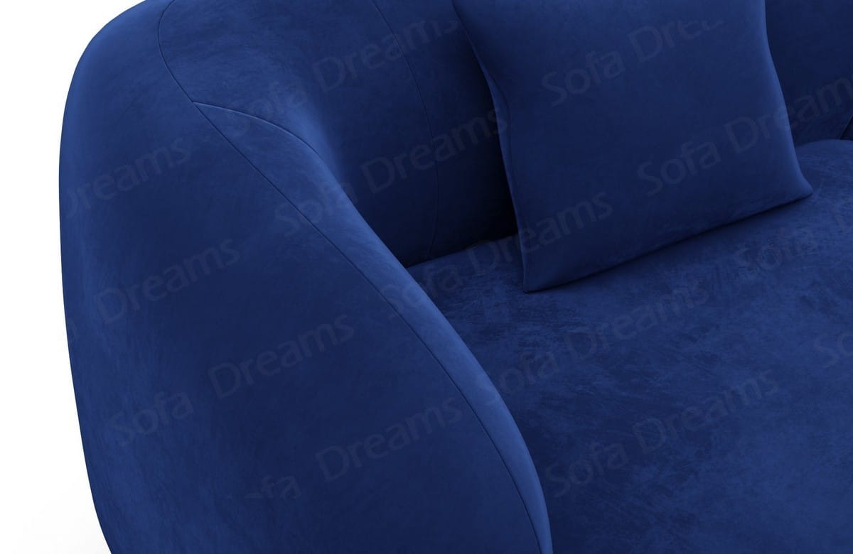 Ecksofa Marbella L-Form Kurz Dunkelblau