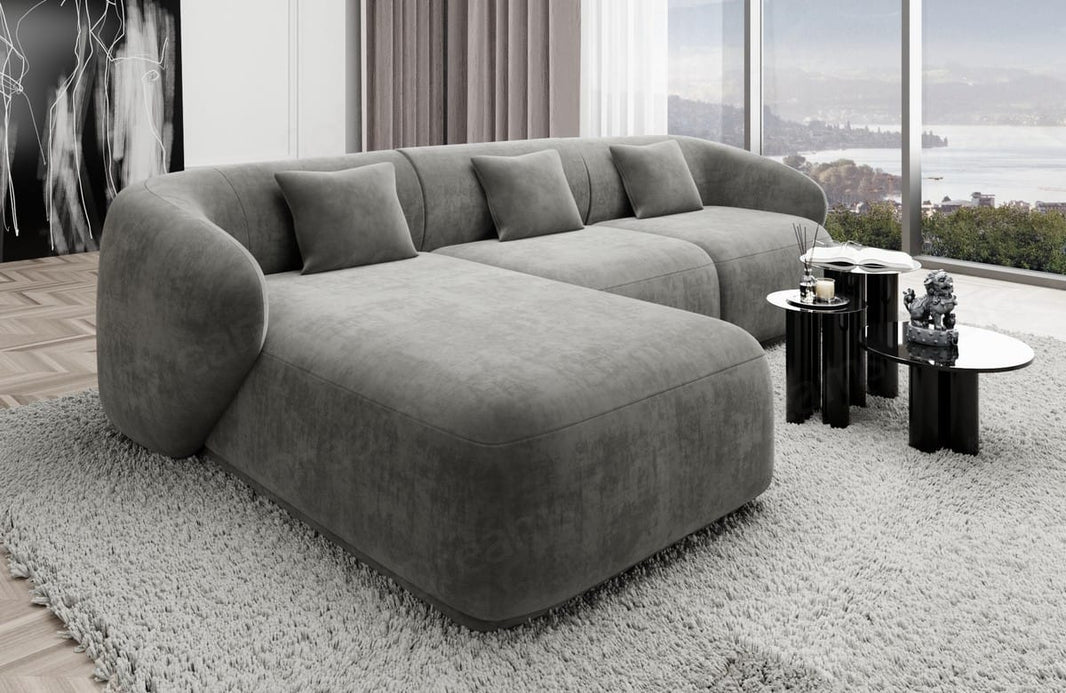Ecksofa Marbella L-Form aus Stoff